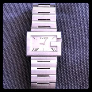 Gucci silver watch vintage